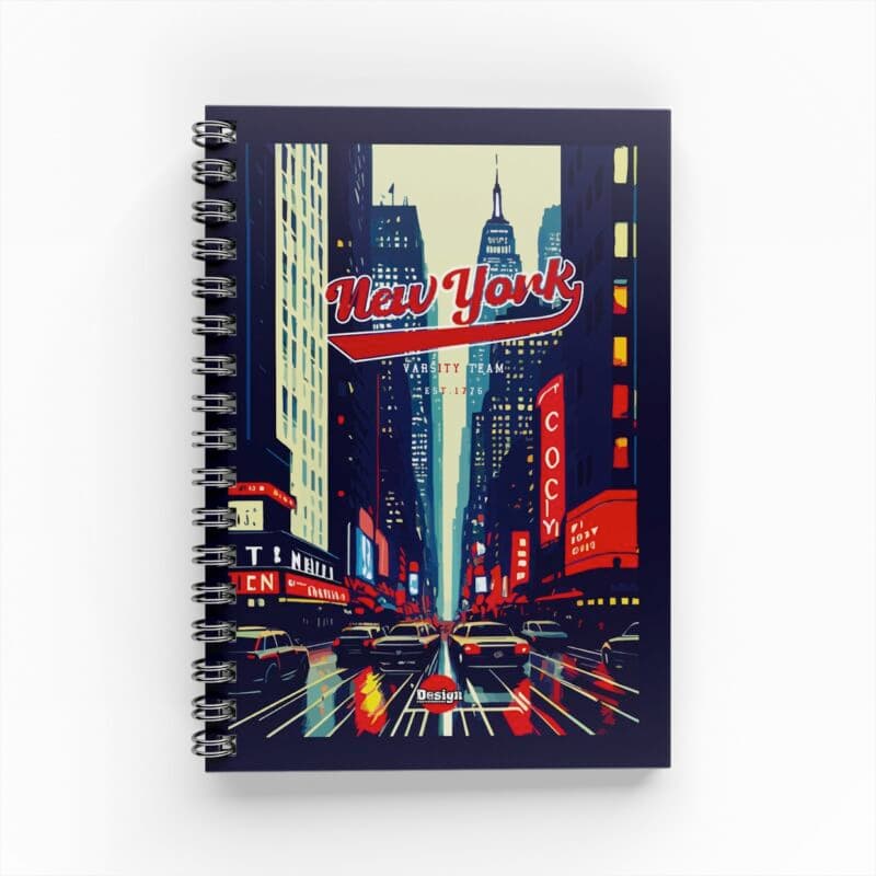Cuaderno Argollado Design para Hombre 5 materias