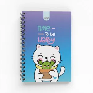 Cuaderno Argollado Muñecos para Mujer 5 materias