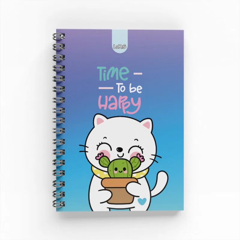 Cuaderno Argollado Muñecos para Mujer 5 materias