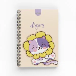 Cuaderno Argollado Muñecos para Mujer 5 materias