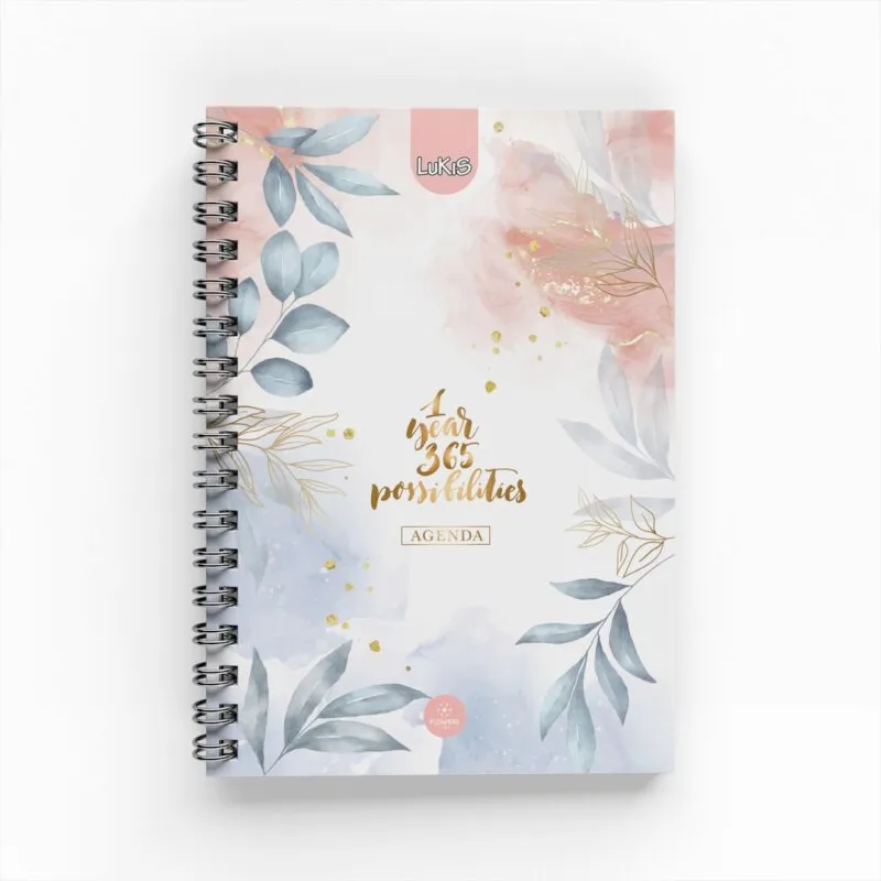 Agenda Flowers para Mujer