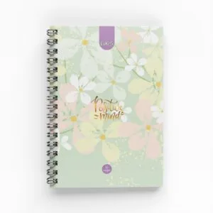 Cuaderno Argollado Flowers para Mujer 7 materias
