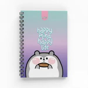 Cuaderno Argollado Muñecos para Mujer 7 materias