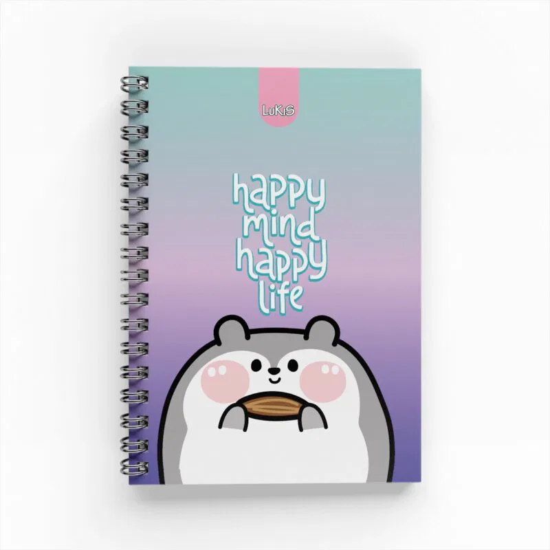 Cuaderno Argollado Muñecos para Mujer 7 materias