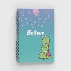 Cuaderno Argollado Muñecos para Mujer 7 materias