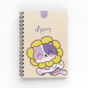 Cuaderno Argollado Muñecos para Mujer 7 materias