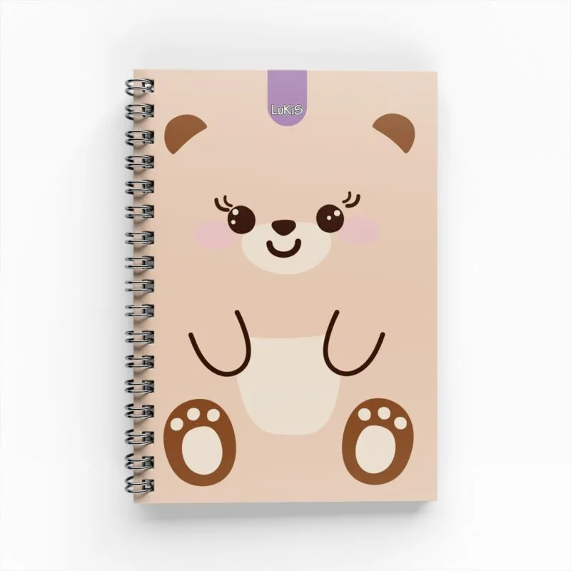 Cuaderno Argollado Muñecos para Mujer 7 materias