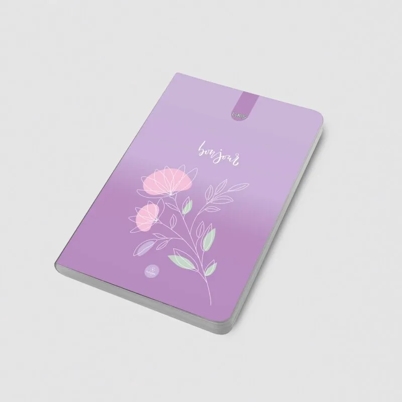 Cuaderno Cosido Flowers para Mujer