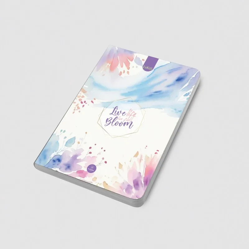 Cuaderno Cosido Flowers para Mujer