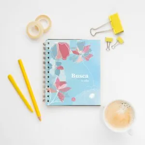 Libreta MiniSpring Flowers para Mujer