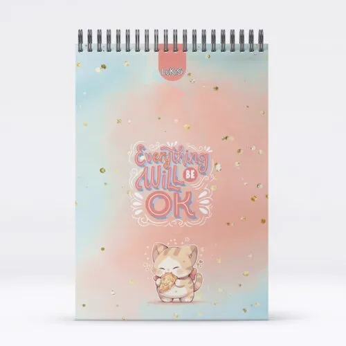 Libreta Vertical Muñecos para Mujer