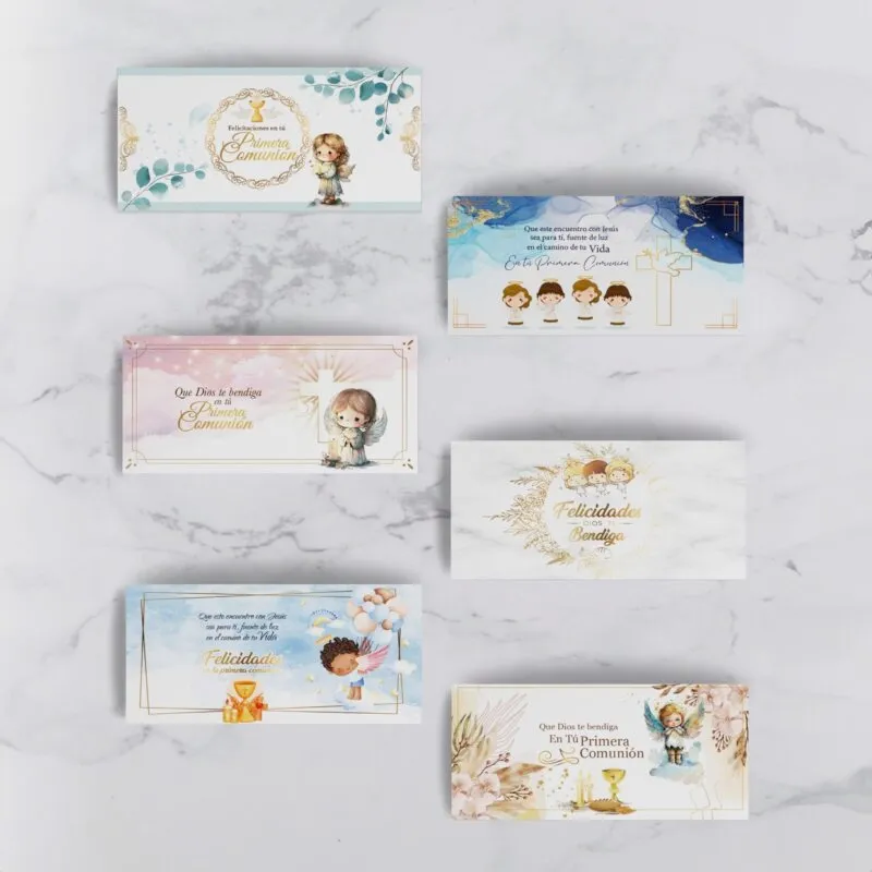 Lluvia de sobres para Primera Comunión