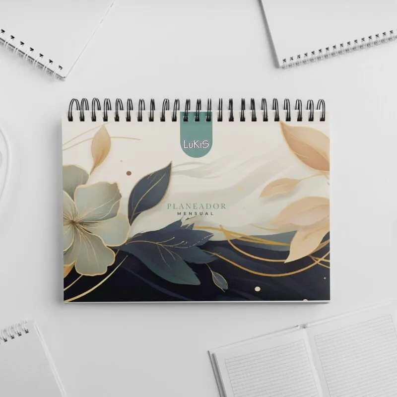 Planeador Mensual Flowers para Mujer