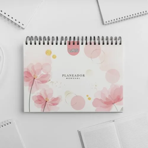 Planeador Mensual Flowers para Mujer Planeador Mensual Flowers para Mujer