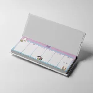 Planeador Semanal para Mujer Muñecos