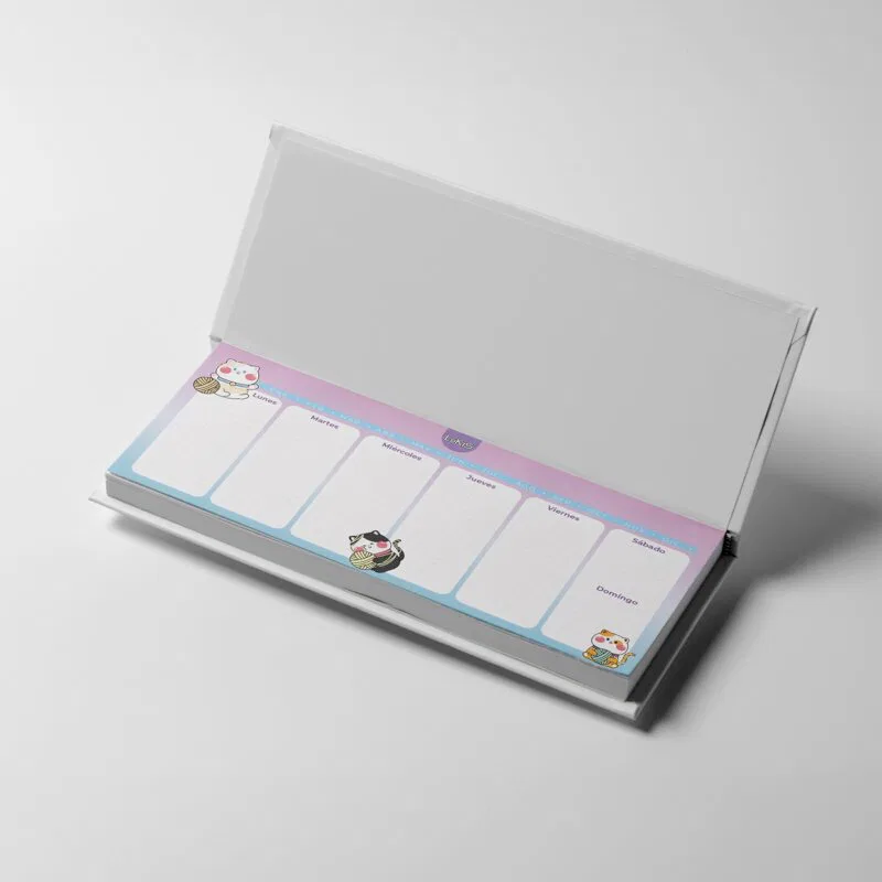 Planeador Semanal para Mujer Muñecos