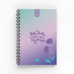 Cuaderno Argollado 1 Materia 80 hojas para mujer Flowers