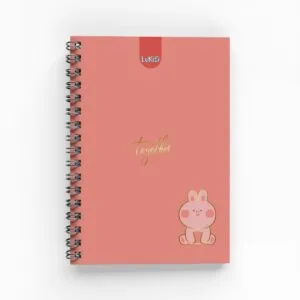 Cuaderno Argollado 1 Materia 80 hojas para mujer Muñecos