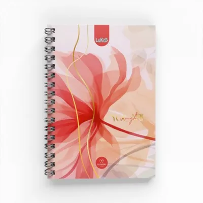 Cuaderno Argollado Flowers para Mujer 5 materias
