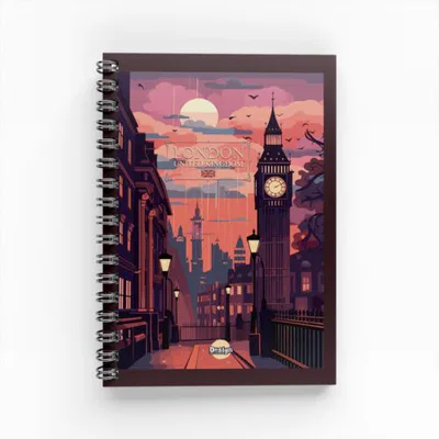 Cuaderno Argollado Design para Hombre 7 Materias