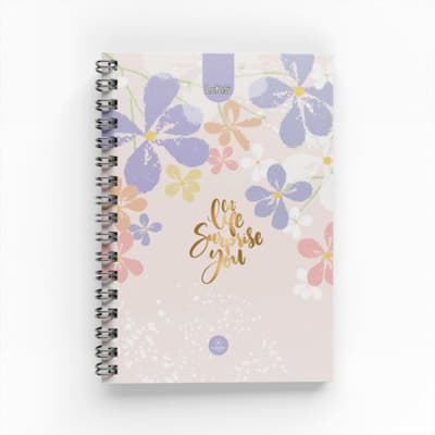 Cuaderno Argollado Flowers para Mujer 7 materias Cuaderno Argollado Flowers para Mujer 7 materias