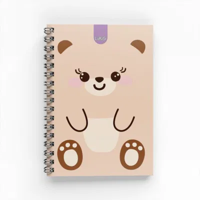Cuaderno Argollado Muñecos para Mujer 7 materias