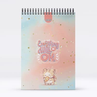 Libreta Vertical Muñecos para Mujer